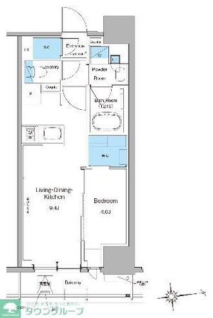 ルフォンプログレ上野御徒町の物件間取画像